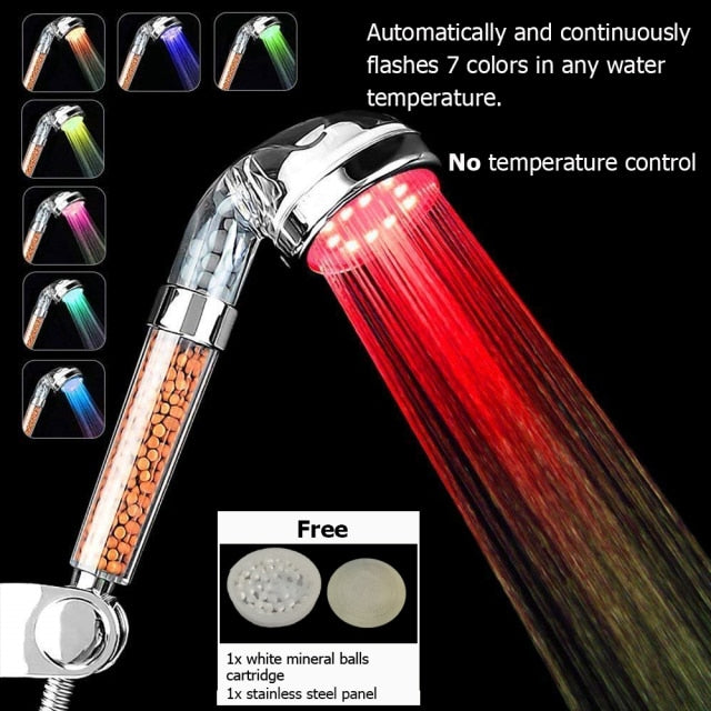 Temperature Sensor Shower Head