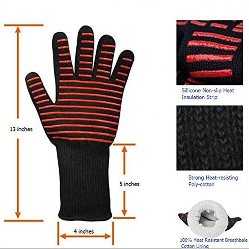 Heat Resistant Kitchen Gloves