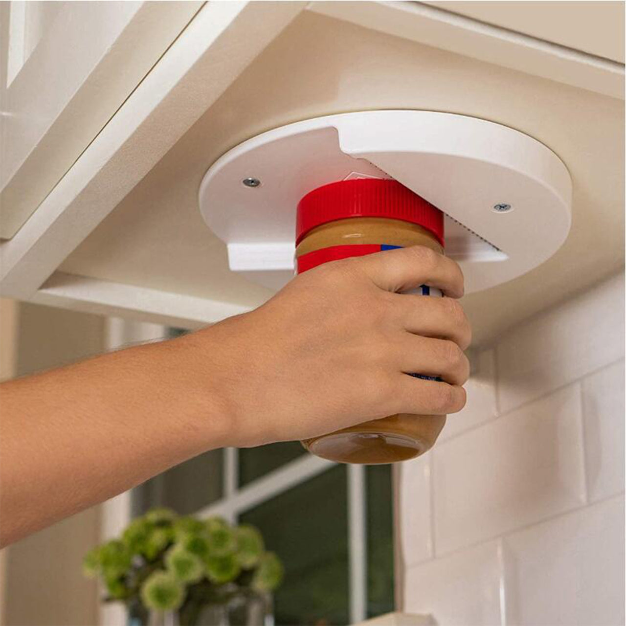 Under Cabinet Jar Lid Opener