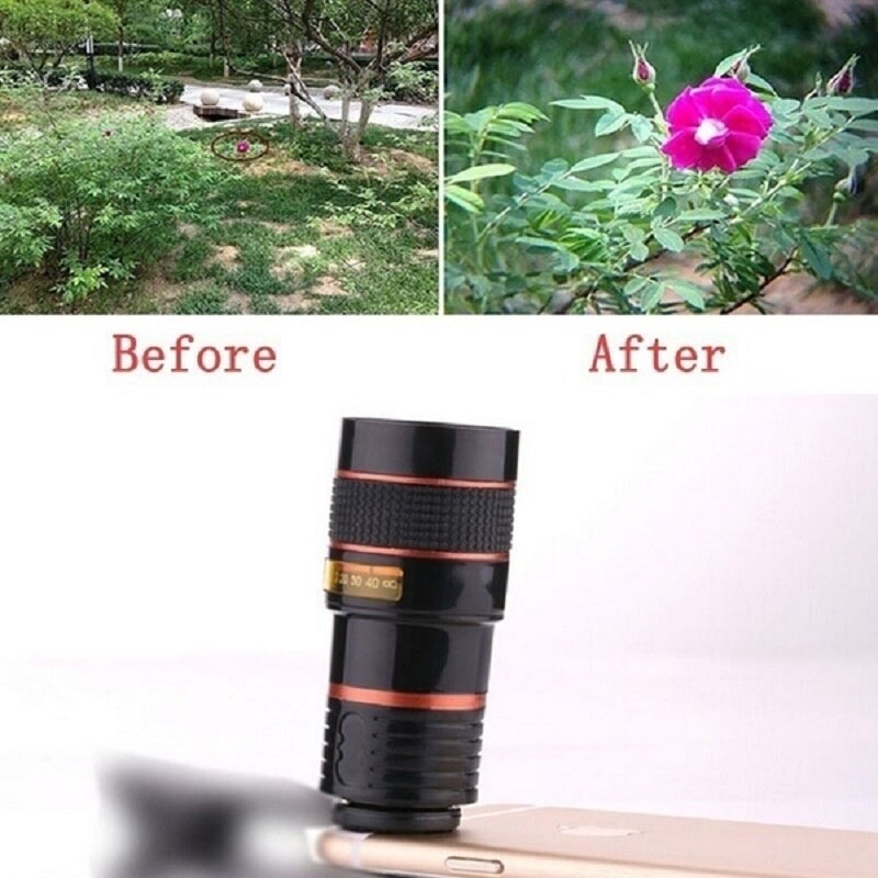 Universal Zoom Telephoto Lens for Mobile Phone