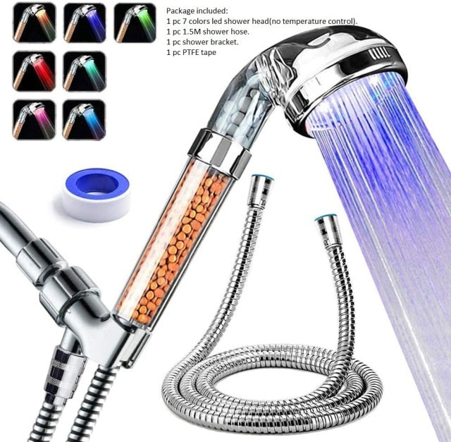 Temperature Sensor Shower Head