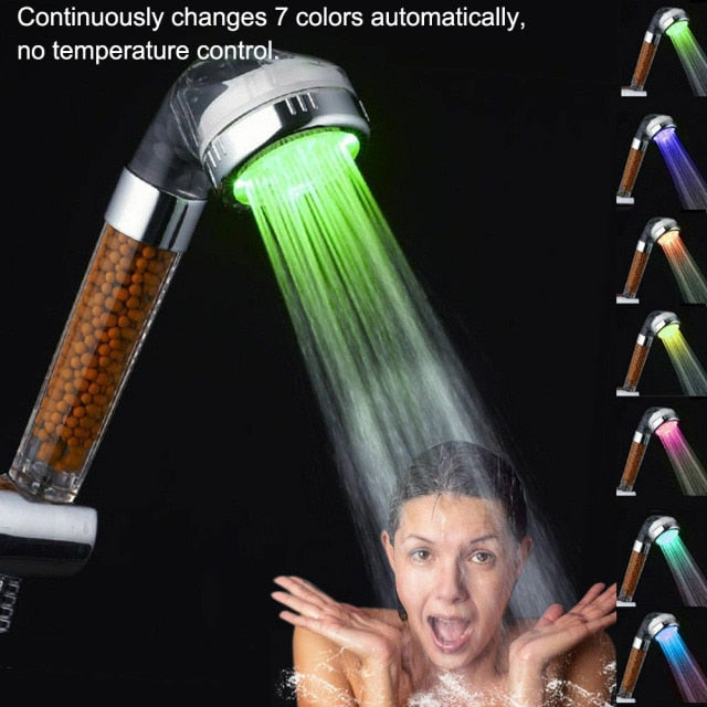 Temperature Sensor Shower Head