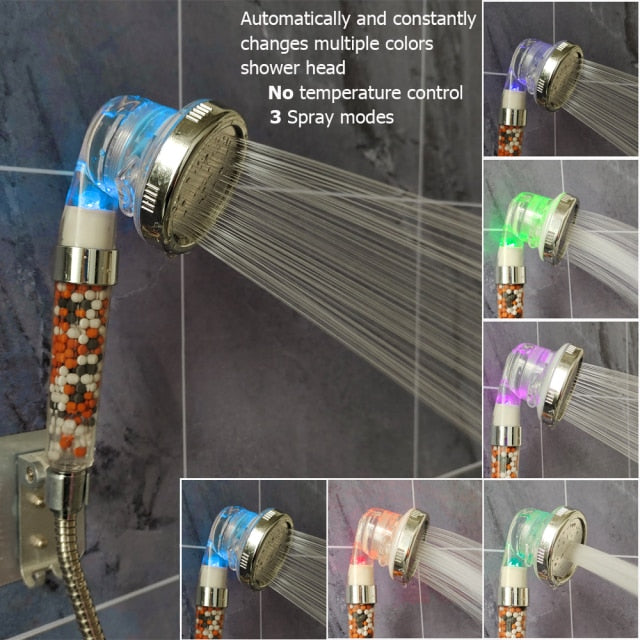 Temperature Sensor Shower Head