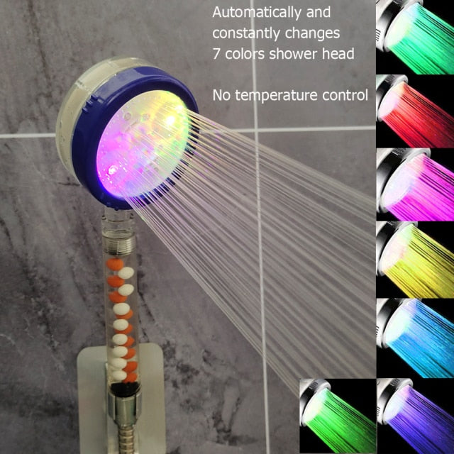 Temperature Sensor Shower Head
