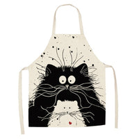 Thumbnail for Cat Print Cooking Kitchen Apron