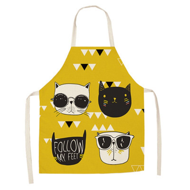 Cat Print Cooking Kitchen Apron