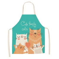 Thumbnail for Cat Print Cooking Kitchen Apron