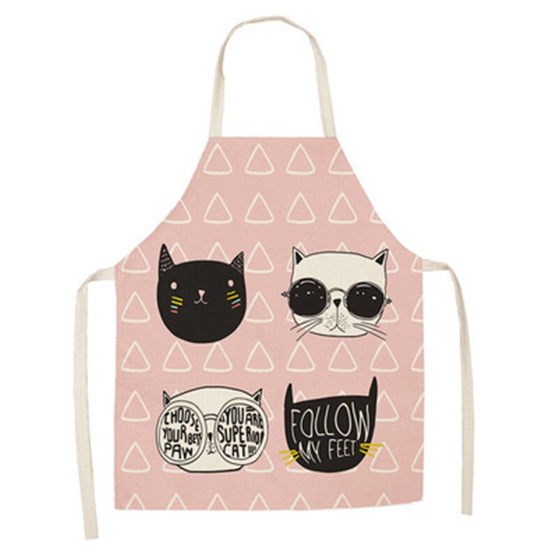 Cat Print Cooking Kitchen Apron