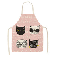 Thumbnail for Cat Print Cooking Kitchen Apron