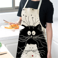 Thumbnail for Cat Print Cooking Kitchen Apron