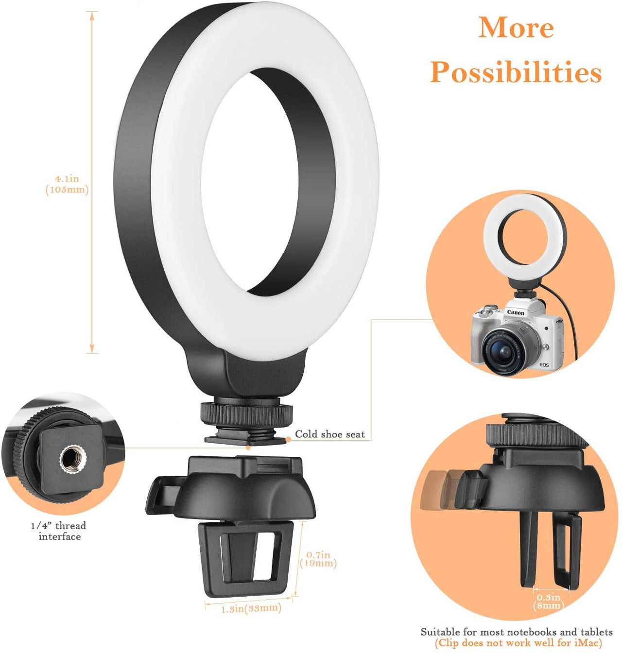 4" Ring Light with Tripod