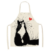 Thumbnail for Cat Print Cooking Kitchen Apron